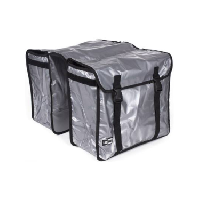 Photo 46l double sacoche gris sac de velo pour femmes hommes ebike
