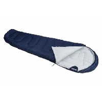 Photo Abbey camp sac de couchage momie 100 polyester temperature de confort 10 c 200 x 80cm bleu marine