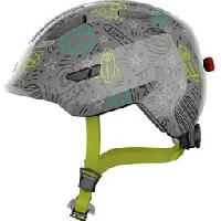 Photo Abus casque velo smiley 3 0 led gris space