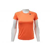 Photo Adidas d2m tee lose bs1921 femme orange t shirt