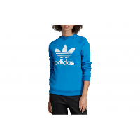 Photo Adidas trefoil crewneck sweatshirt ed7582 femme sweat shirts bleu