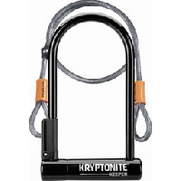 Photo Antivol en u kryptonite u keeper 12 std avec cable kryptoflex