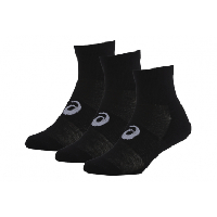 Photo Asics 3ppk quater sock 128065 0900 non communique chaussettes noir