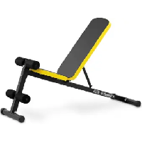 Photo Banc de musculation decline dossier reglable 100 kg sport fitness musculation