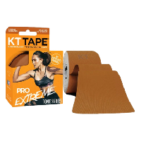 Photo Bande predecoupee kt tape pro extreme tape precut 20 x 25cm caramel