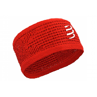Photo Bandeau compressport headband on off rouge