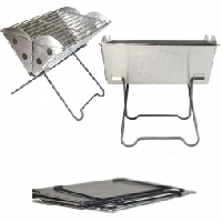 Photo Barbecue pliable uco mini flatpack grill et firepit