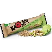 Photo Barre energetique bio baouw quinoa pistache citron vert 25g