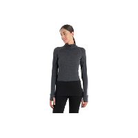 Photo Baselayer manches longues femme icebreaker merinos 200 zoneknit gris