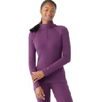 Photo Baselayer smartwool classic thermal merinos violet femme