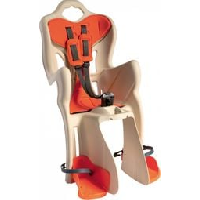 Photo Bellelli siege bebe pour velo b one clamp beige orange