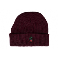 Photo Bonnet subrosa rose embroderie maroon