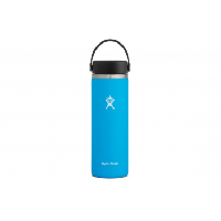 Photo Bouteille hydro flask wide mouth with flex cap 591 ml bleu