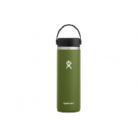 Photo Bouteille hydro flask wide mouth with flex cap 591 ml kaki