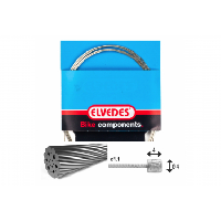 Photo Cable de transmission elvedes 3000mm 1x19 stainless o1 1mm avec tete n o4x4