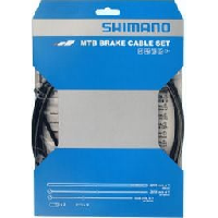 Photo Cables et gaines de frein vtt shimano sus noir