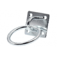 Photo Cadene en acier galvanise avec anneau soude 50 mm x 50 mm