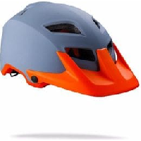 Photo Casque bbb ore gris orange