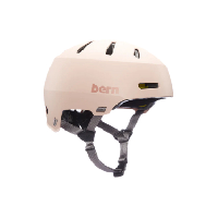 Photo Casque bern macon 2 0 mips rose or