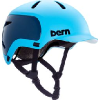 Photo Casque bern watts 2 0 mat ocean bleu