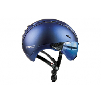 Photo Casque casco roadster plus bleu metallise
