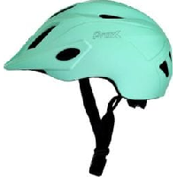 Photo Casque de velo pour enfant vert menthe casque avec feu arriere