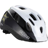 Photo Casque enfant bbb boogy police noir blanc