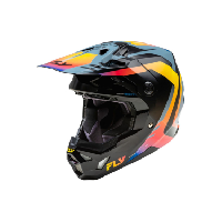 Photo Casque integral fly racing fly formula cp krypton gris noir electric