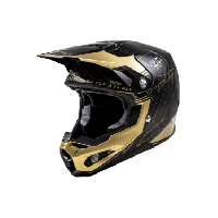 Photo Casque integral fly racing fly formula s carbon legacy noir gold