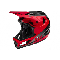 Photo Casque integral fly racing rayce noir rouge