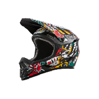 Photo Casque integral o neal backflip inked multicouleur