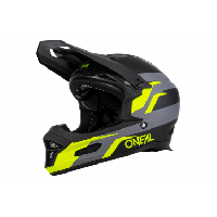 Photo Casque integral o neal stage noir jaune fluo