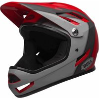 Photo Casque intégral sanction presence rouge/gris taille 55/57cm