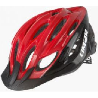 Photo Casque limar scrambler red black