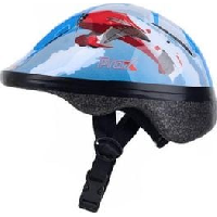 Photo Casque velo enfant casque sport enfant bleu blanc xs 44 48cm