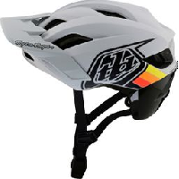 Photo Casque vtt troy lee designs flowline se badge gris