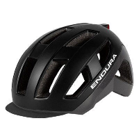 Photo Casque vélo urbain Endura Urban Luminite avec Lumière intégrée noir 58-63cm