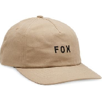 Photo Casquette fox ajustable wordmark beige