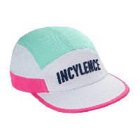 Photo Casquette running incylence blanc rose menthe