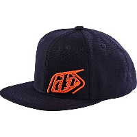 Photo Casquette troy lee designs slice navy orange