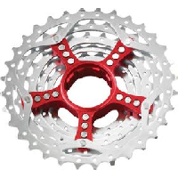 Photo Cassette sram pg 990 11 34 9 speed red