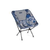 Photo Chaise pliante helinox chair one bleu blanc