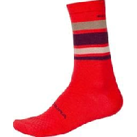 Photo Chaussette endura baabaa stripe rouge