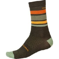 Photo Chaussette endura baabaa stripe vert