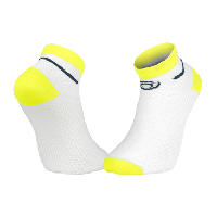 Photo Chaussettes bv sport light courte blanc jaune