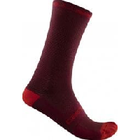 Photo Chaussettes castelli superleggera t 18 rouge