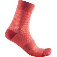 Photo Chaussettes castelli velocissima 12 rose corail