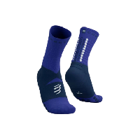 Photo Chaussettes compressport ultra trail socks v2 0 hight bleu