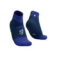 Photo Chaussettes compressport ultra trail socks v2 0 low bleu