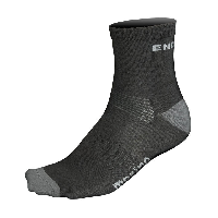 Photo Chaussettes de vélo d'hiver Mérinos noires (pack de 2)